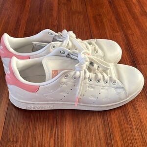 Baby Pink Stan Smith White Sneakers Size 9